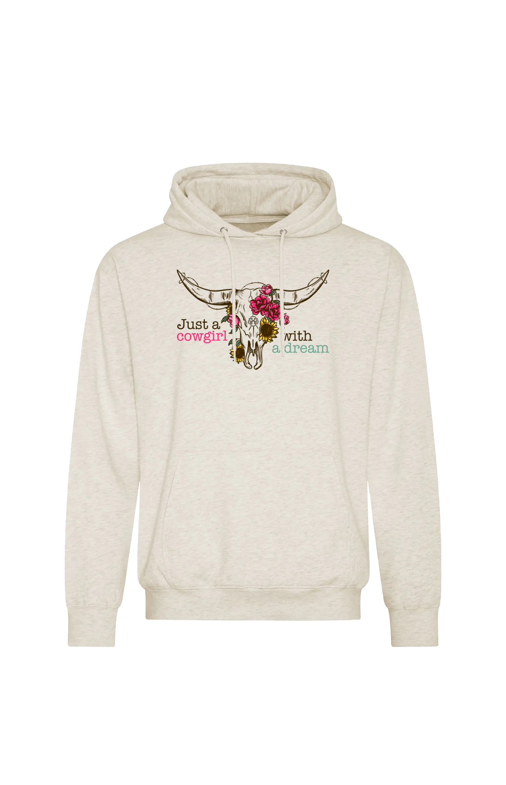 Hoodie femme - Bull flower