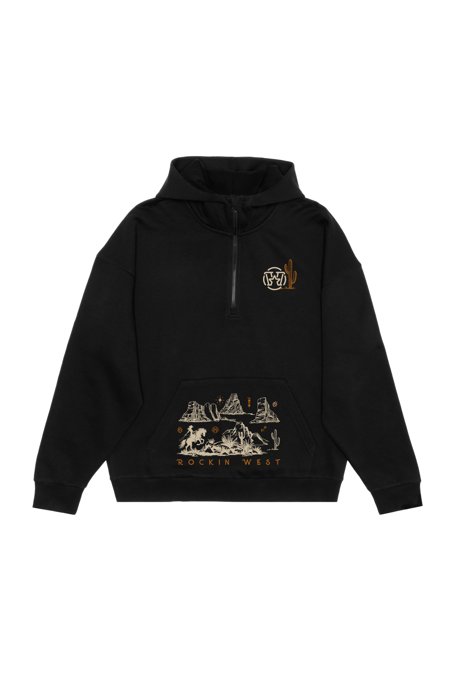 Hoodie femme - Girl in the desert