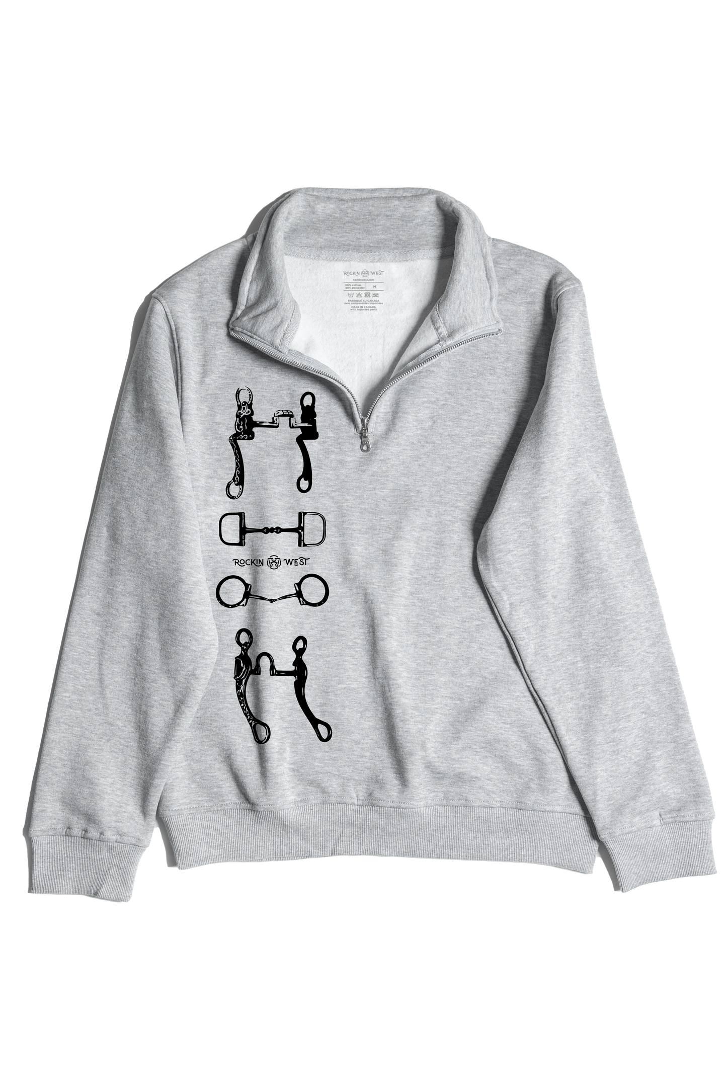 Molleton avec glissière 1/4 unisexe - RW Horse Bit