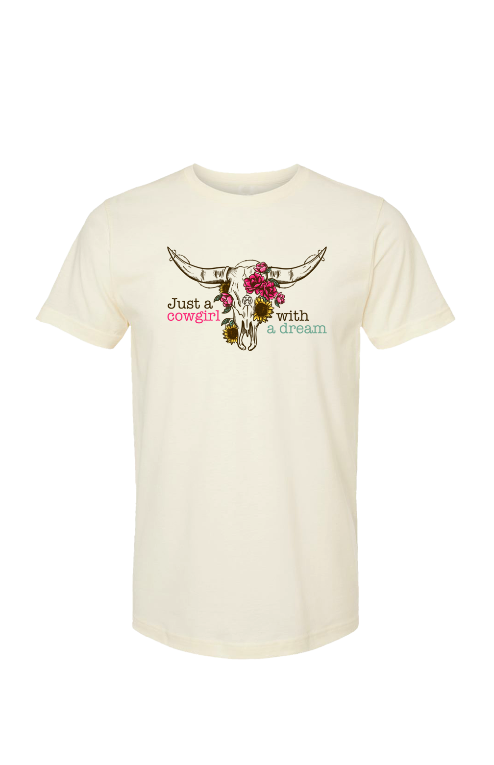 T-shirt femme - Bull flower