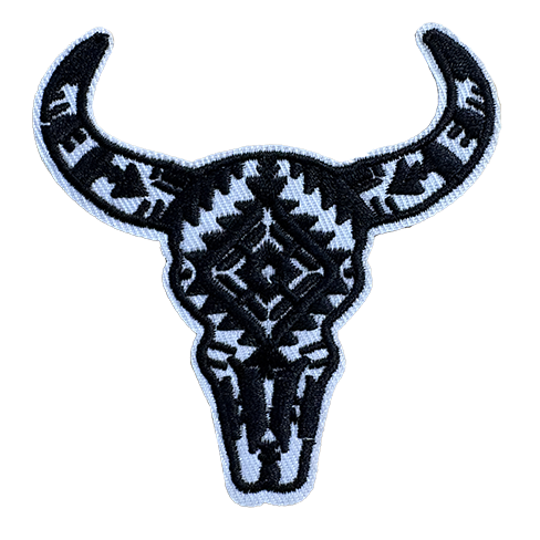 Skull bull mosaic