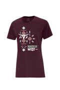Women's t-shirt - Bull Moon Aztec