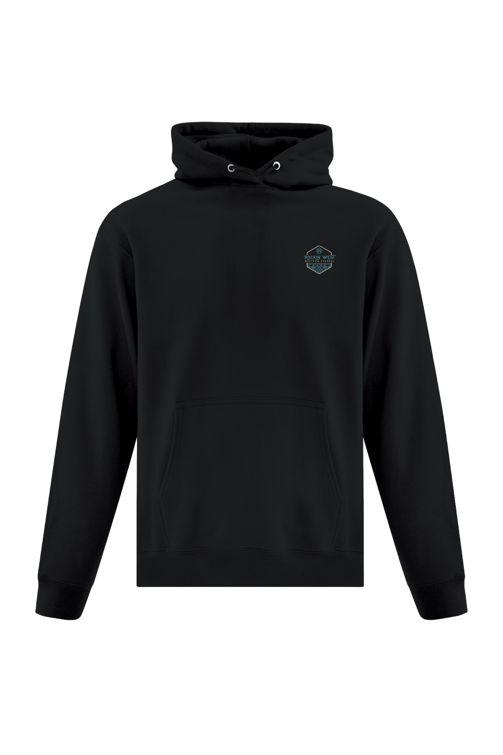 Hoodie unisexe - Rockin West Aztec bleu