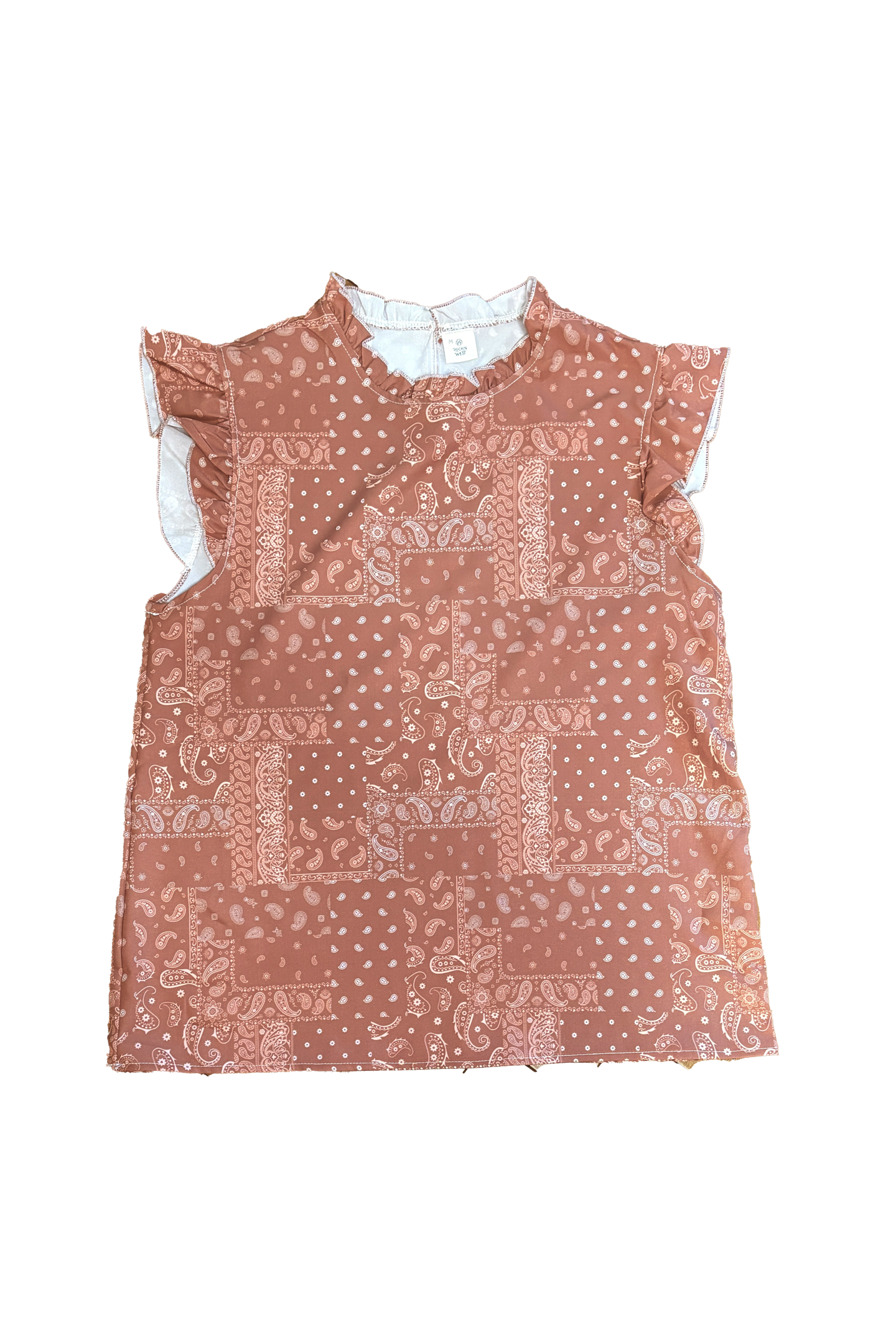 Blouse haut femme - Bandana terre