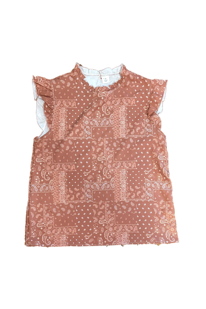 Blouse haut femme - Bandana terre