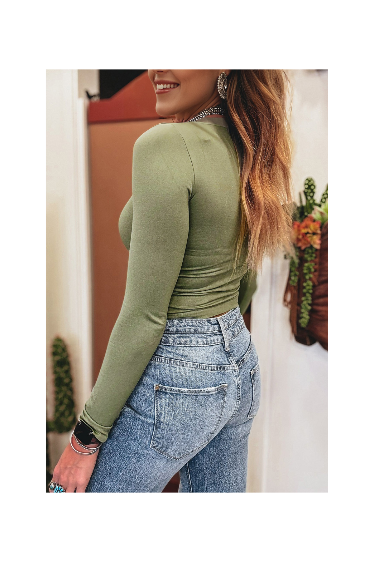 Gilet femme ajusté manches longues RW