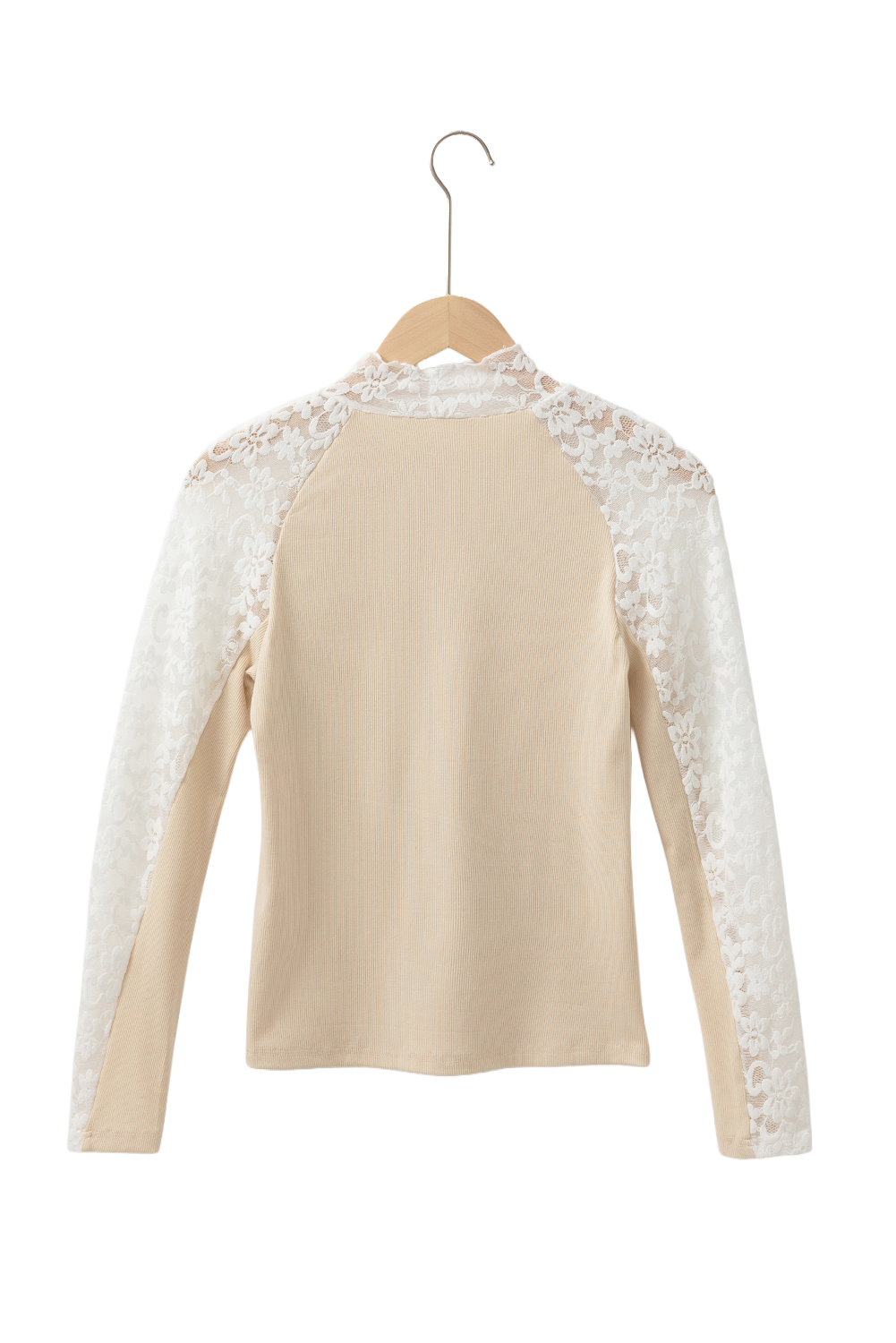 Gilet femme manches longues dentelles
