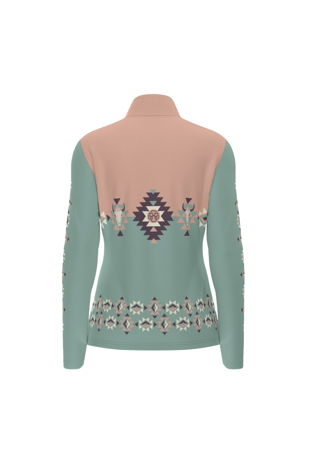 Gilet sport manches longues femme 1/4 zip -Boho Bull
