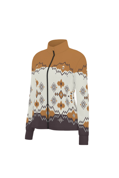Women's long-sleeved sports vest with zip - Terre Native