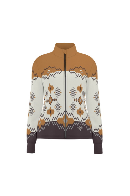 Women's long-sleeved sports vest with zip - Terre Native