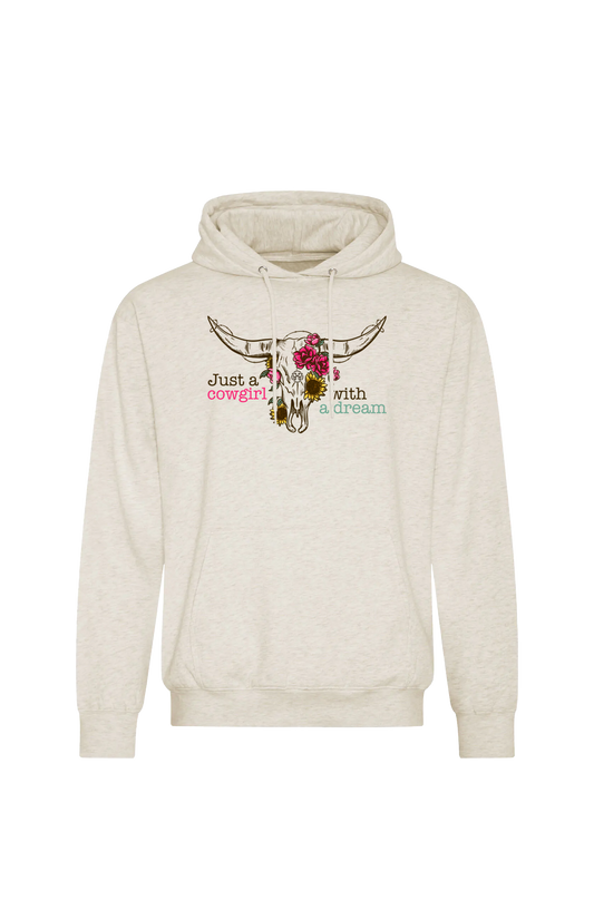 Hoodie femme - Bull flower