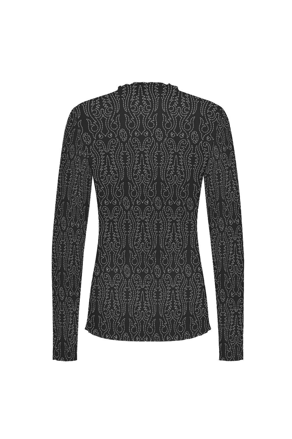Haut femme mesh - broderie western pattern