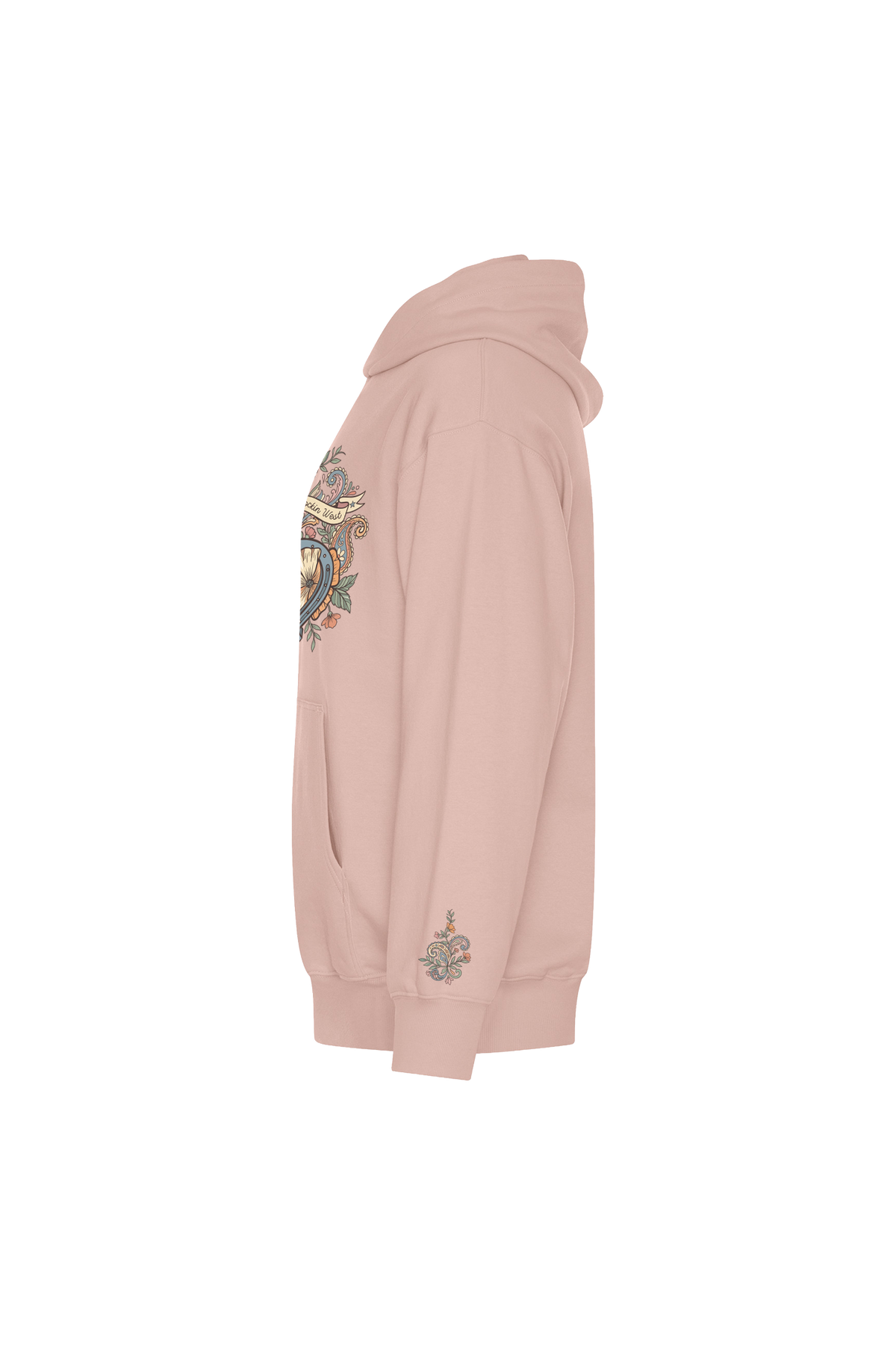 Hoodie femme - Horseshoes flowers