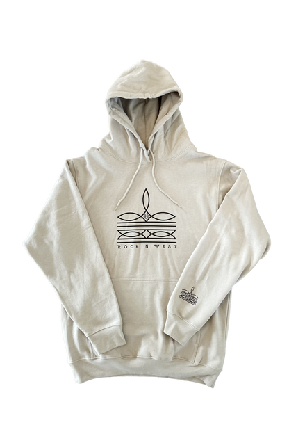 Unisex hoodie - Boots pattern