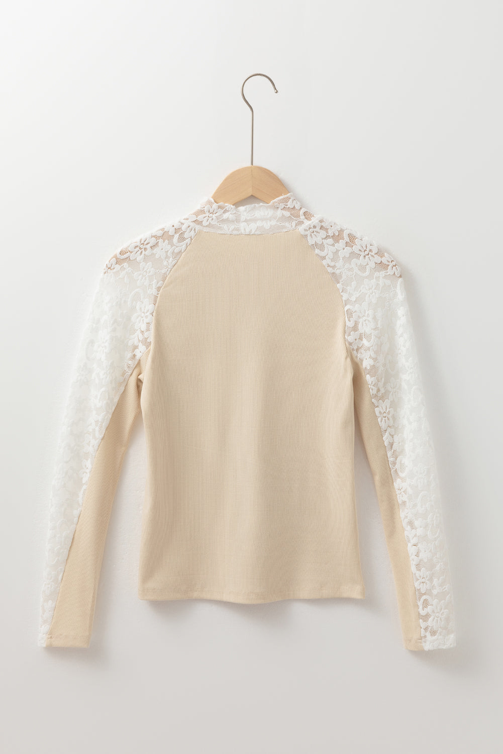 Gilet femme manches longues dentelles