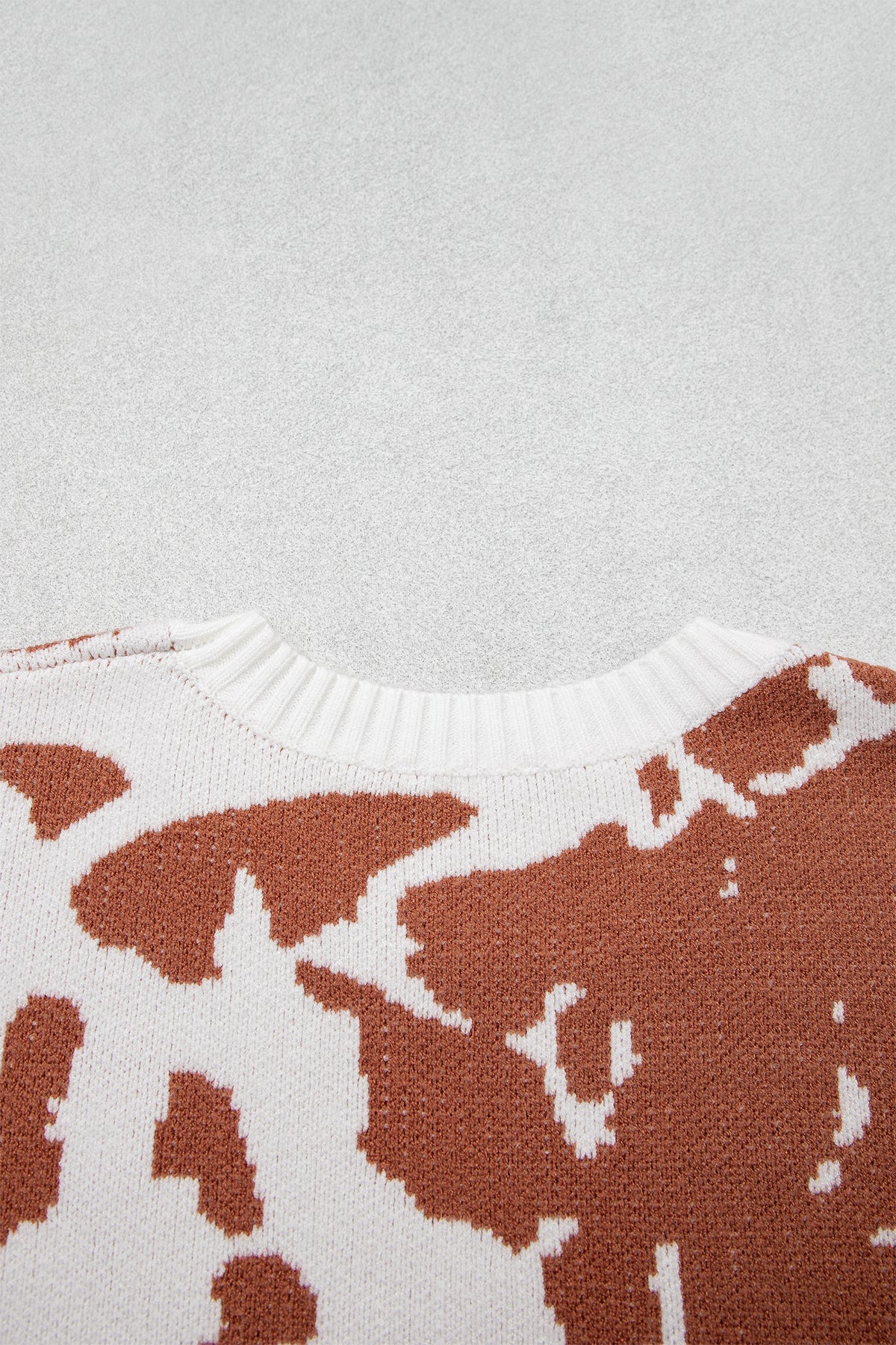 Sweater femme pattern vache