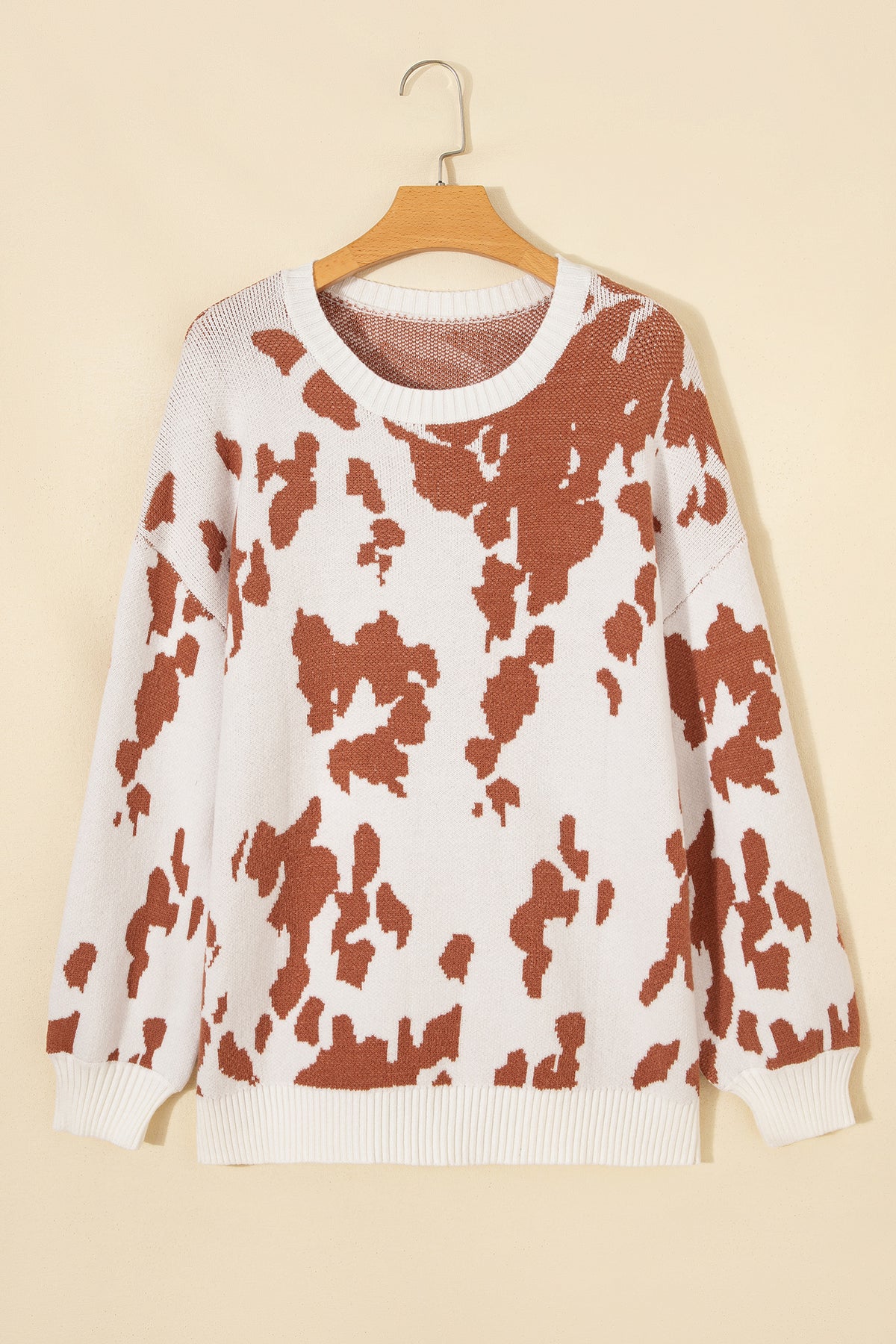 Sweater femme pattern vache