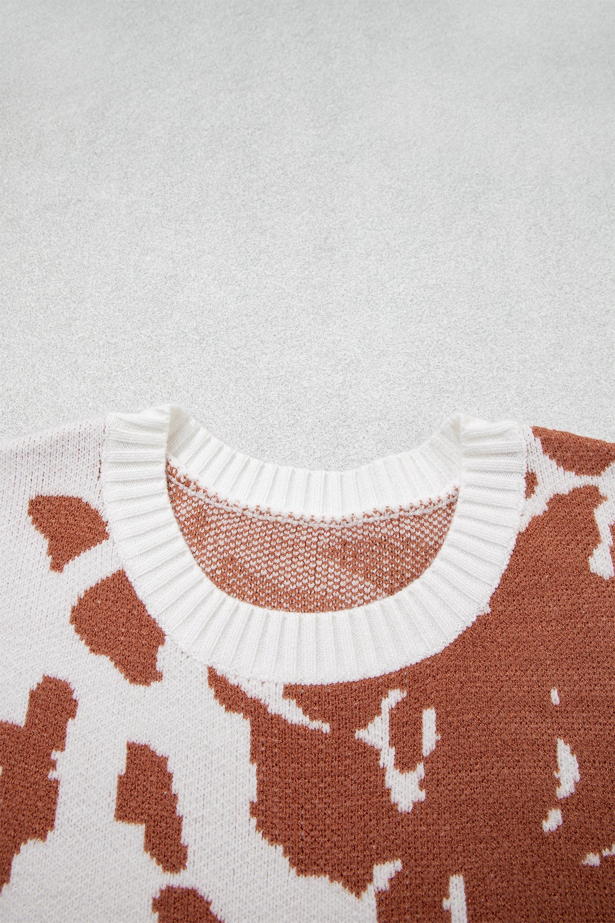 Sweater femme pattern vache