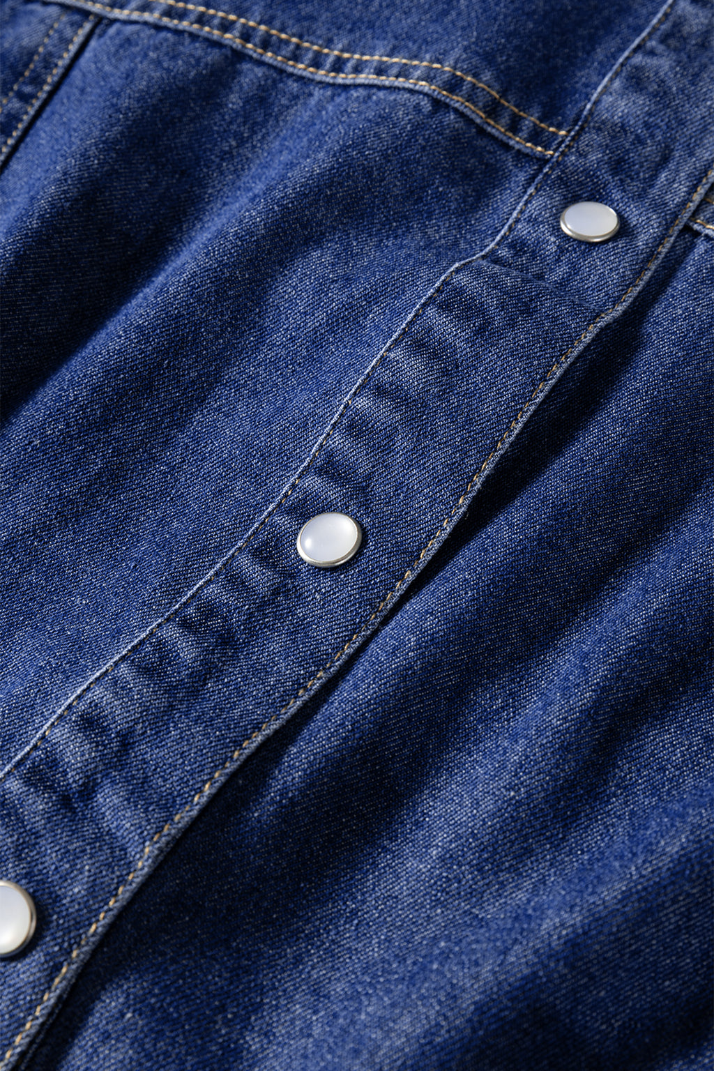 Robe femme en jeans manches longues