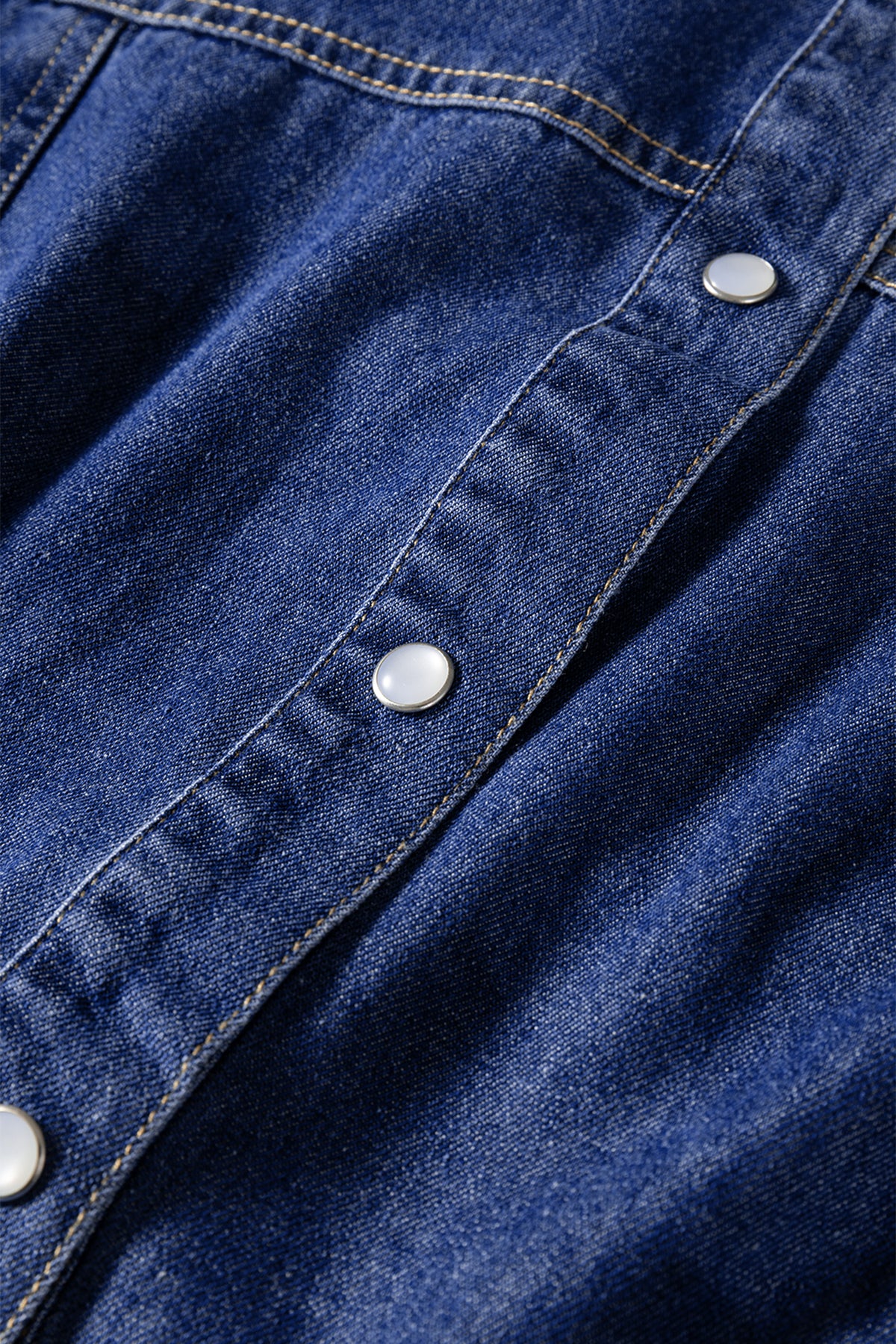 Robe femme en jeans manches longues