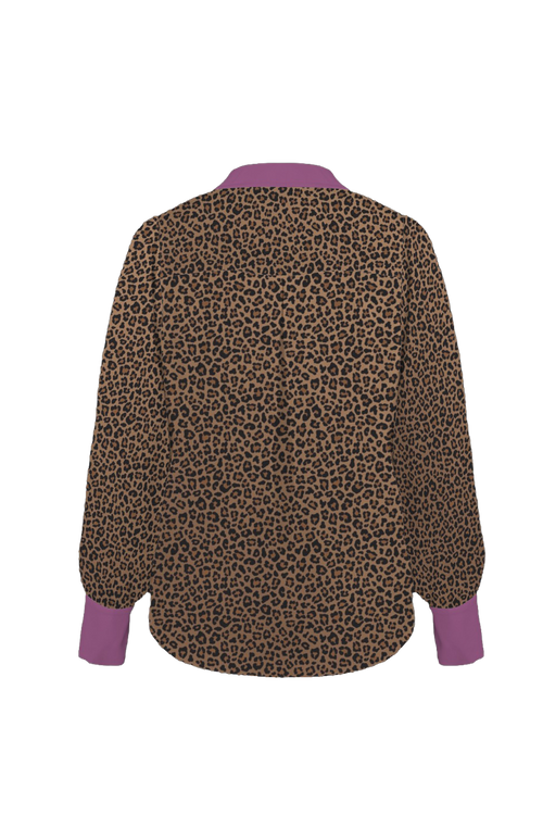 Chemise femme - Leopard purple