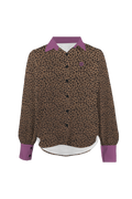 Chemise femme - Leopard purple