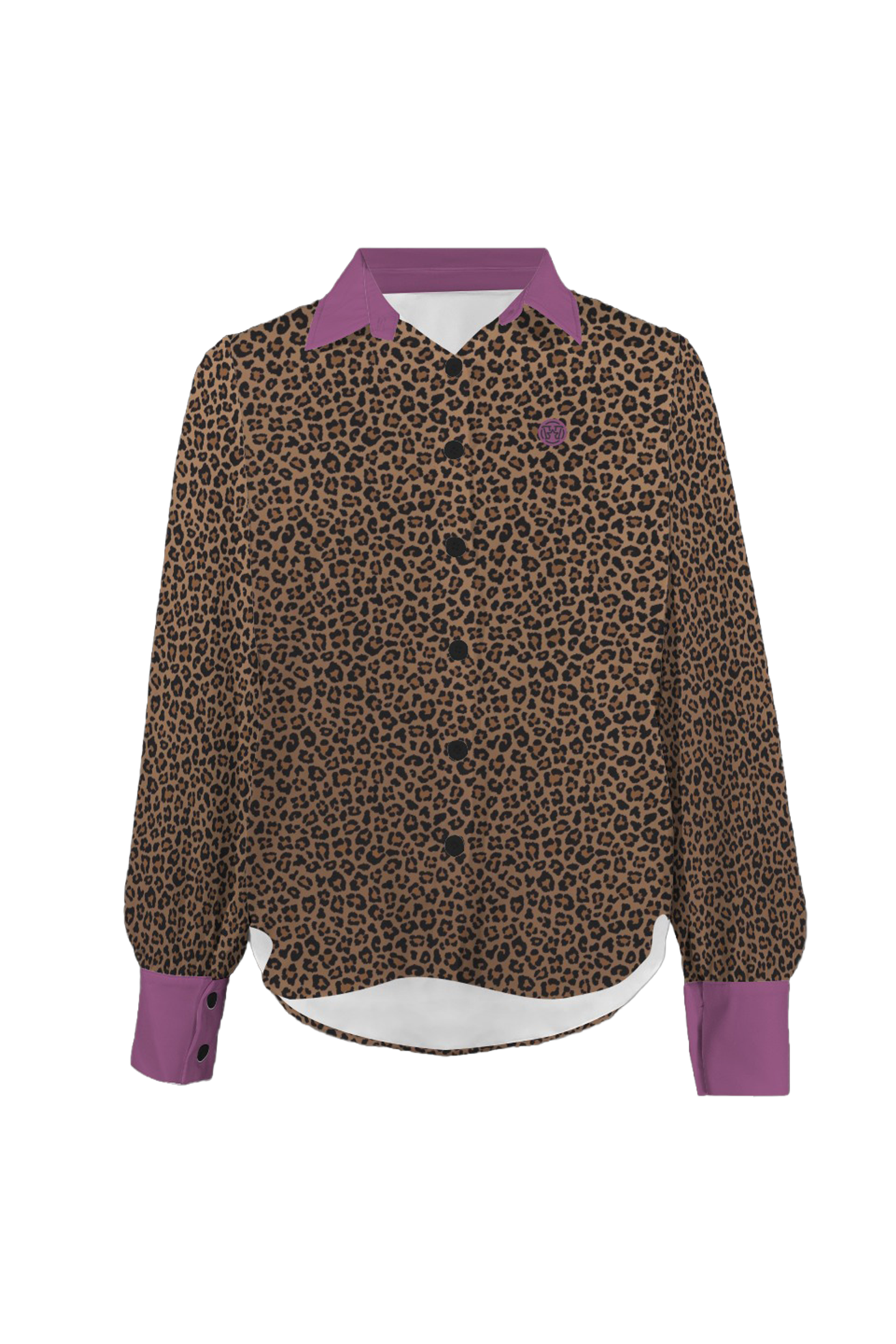 Chemise femme - Leopard purple