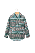 Surchemise femme motif aztec western