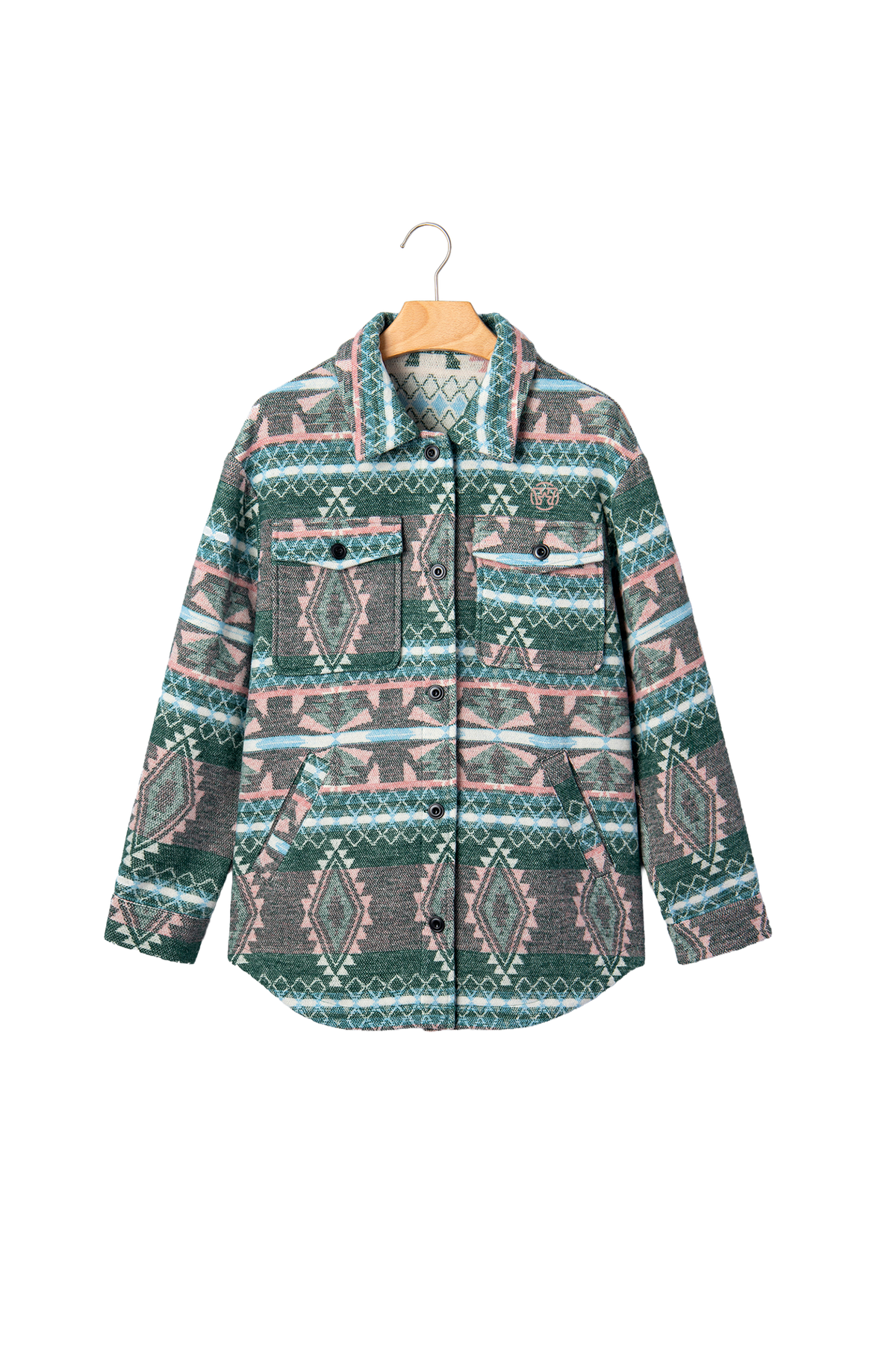 Surchemise femme motif aztec western