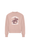 Molleton col rond femme - Cowgirl just wanna have fun