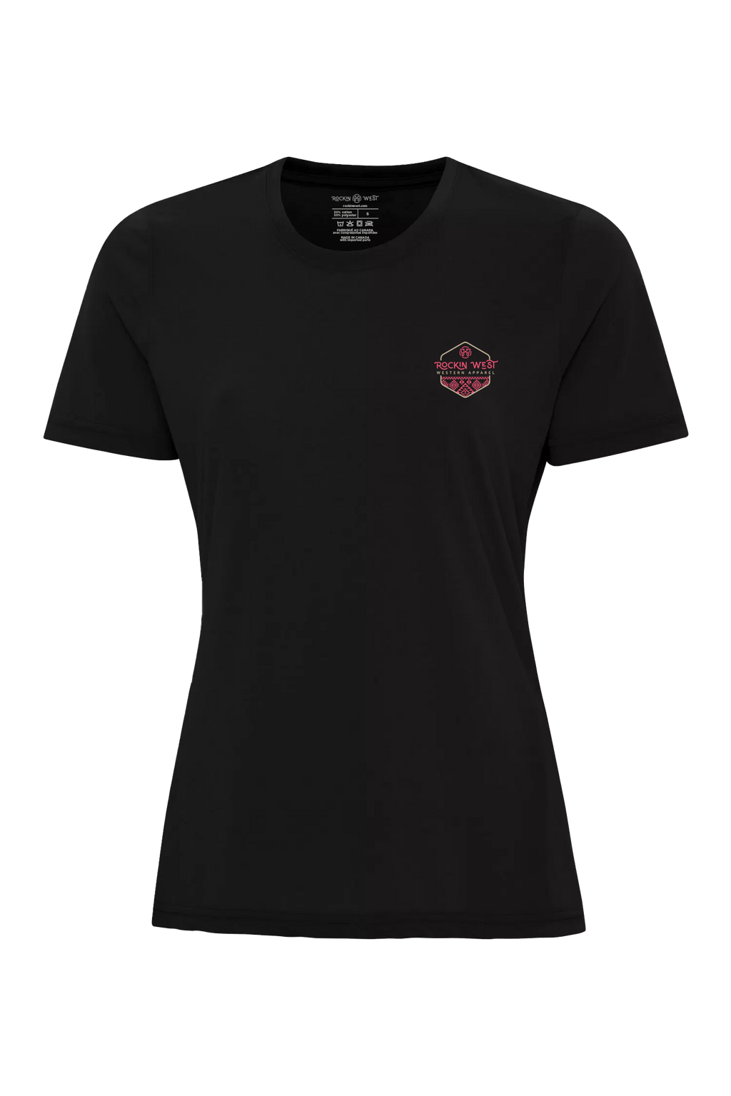 T-shirt femme - Aztec rose et beige