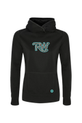 Hoodie femme - RW leopard Turquoise