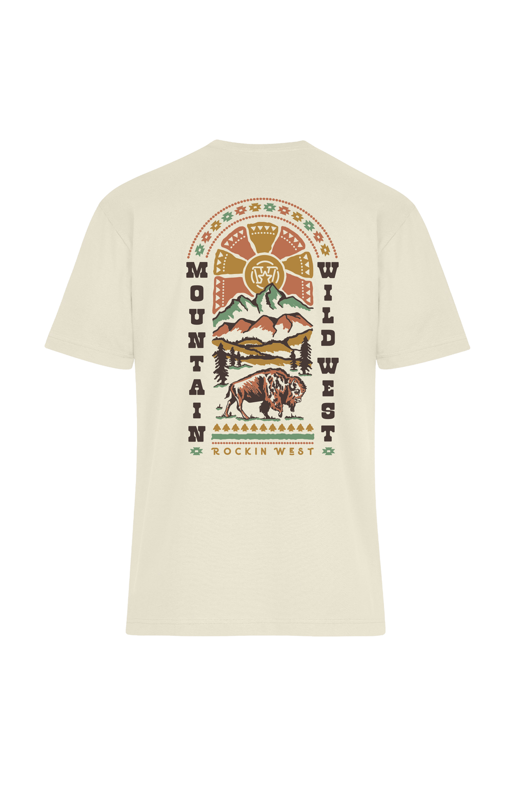 T-shirt unisexe - Mountain Wild West