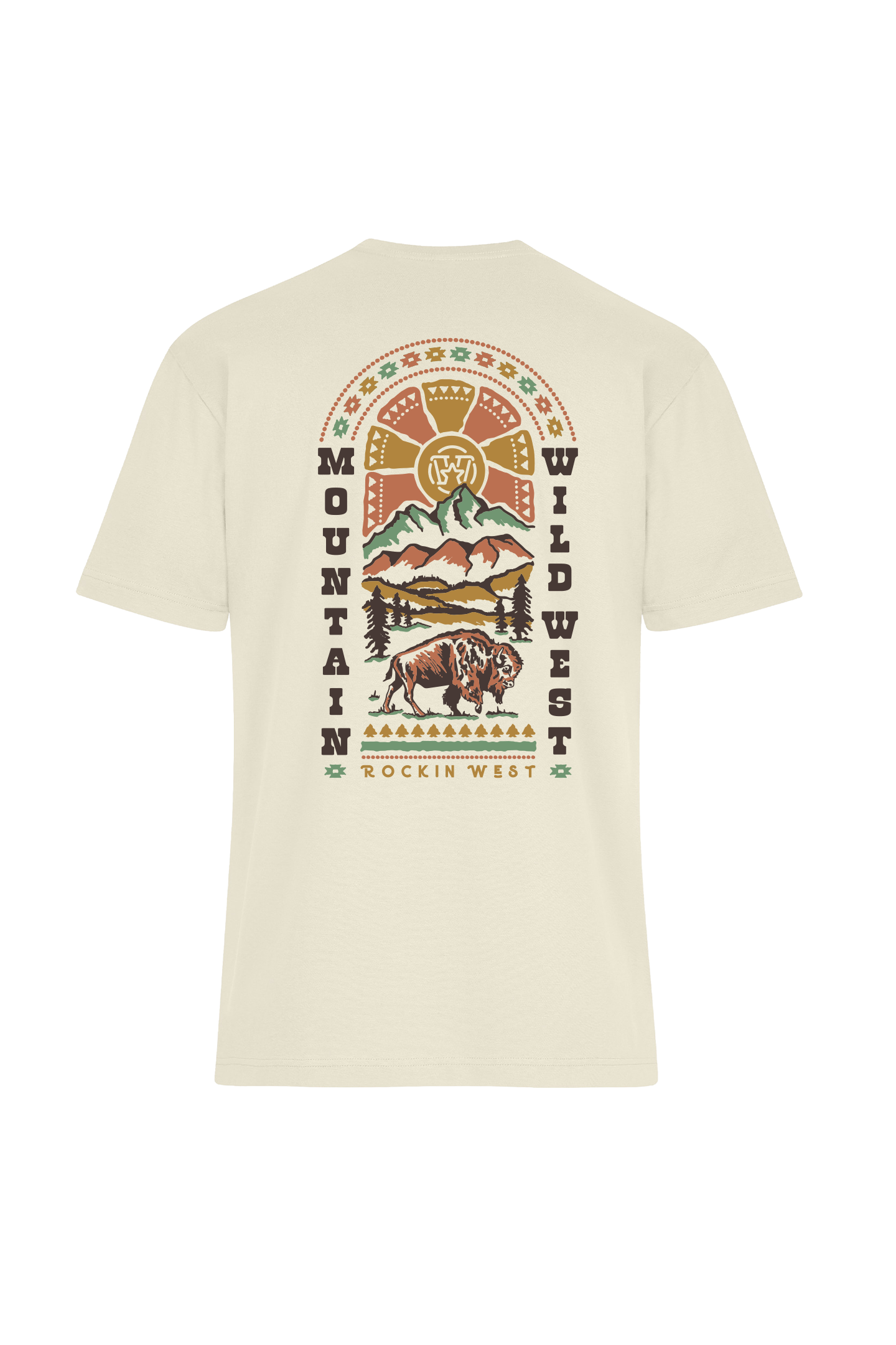 T-shirt unisexe - Mountain Wild West