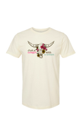 T-shirt femme - Bull flower