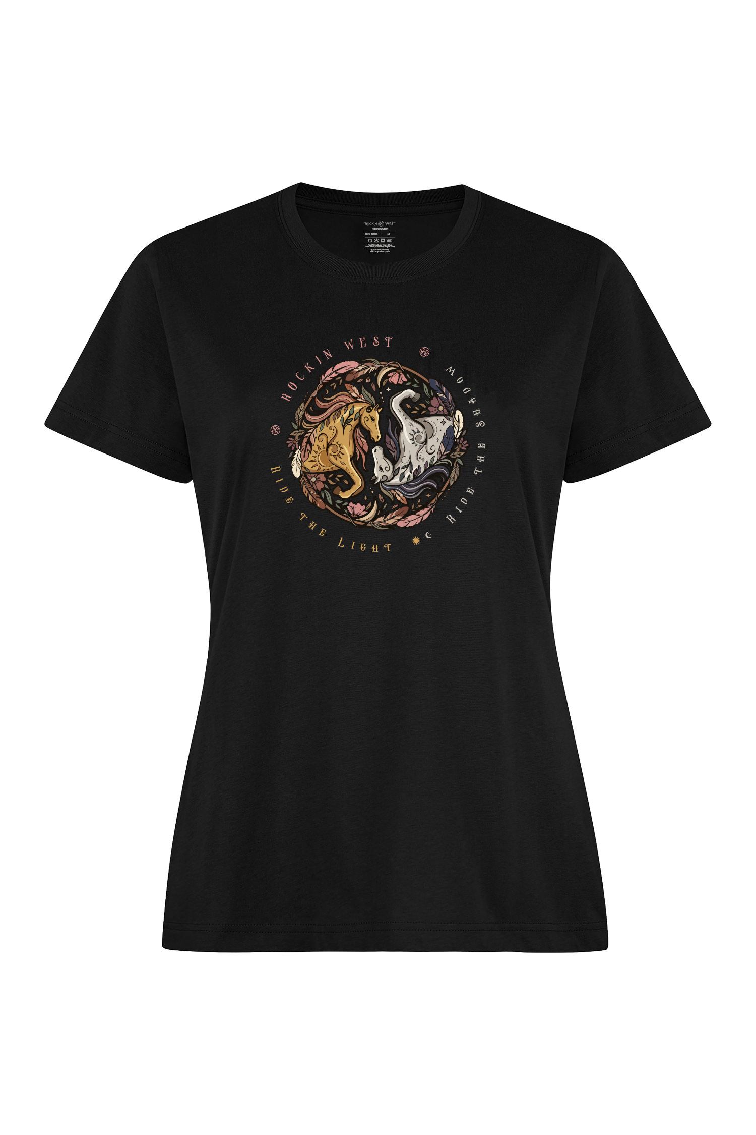 T-shirt femme - Ride Light Ride the shadow