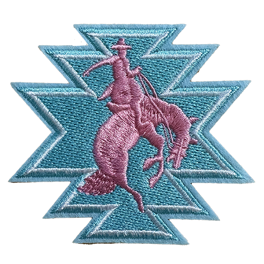 Bronc turquoise rose