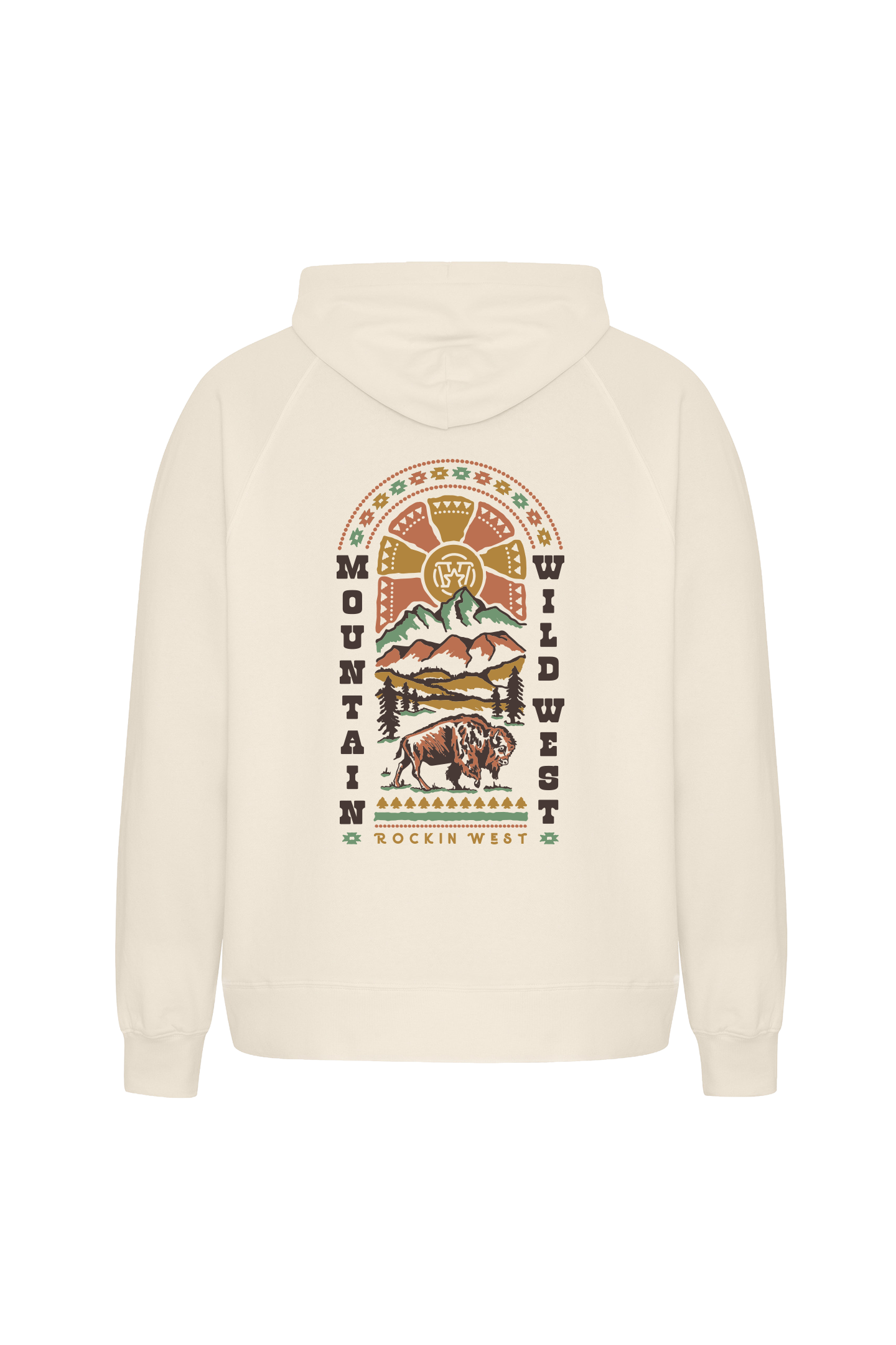 Hoodie unisexe - Mountain Wild West