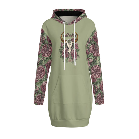 Hoodie Robe Halte Beauté Wild and free roses