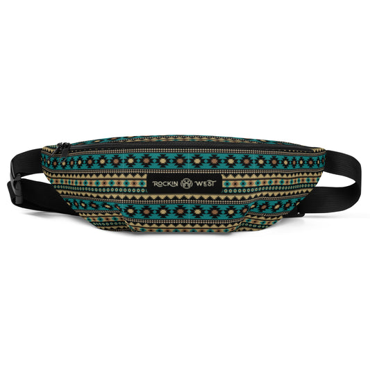 Hip and Saddle Bag - Aztec Turquoise