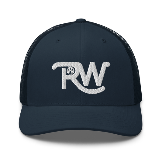 RW Cap - White 3D Embroidery